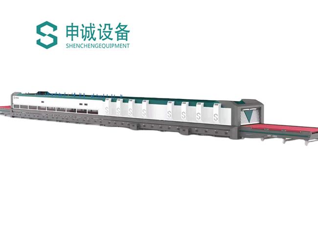 节能型通过式强制对流双室钢化炉